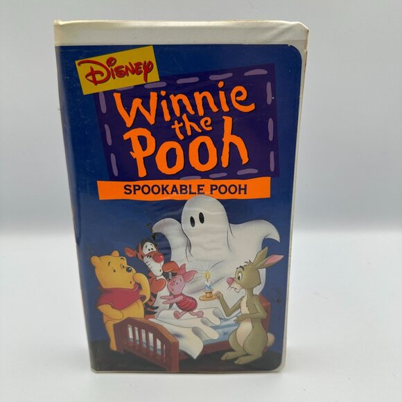 Winnie The Pooh Spookable Pooh VHS 1996 Disney Kids Movie Halloween Fun Classic - Picture 1 of 3